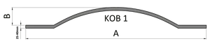 Oblúk typu KOB 1 ploché tyče - slide 0