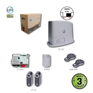 UKONČENA VÝROBA TURBOKIT50 pro posuvná vrata do 4,5 m/500 kg - slide 1