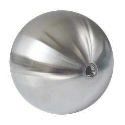 Guľa dutá so závitom M10 / ø 100 mm, brúsená nerez AISI 304