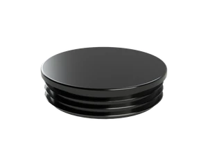 Vnitřní krytka kulatá ø 102 mm, plastová, černá - slide 1