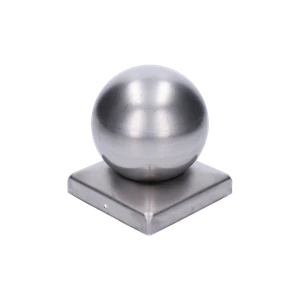 Strieška plechová, 50 x 50 mm s guľou ø 50 mm - slide 0