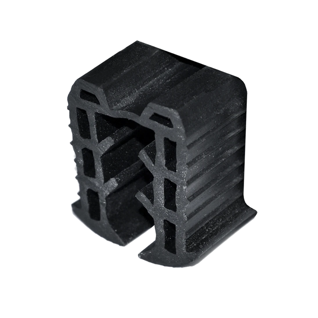 Gumové těsnění pro madlo 24 x 24 mm, sklo 8 - 11 mm