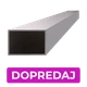 DOPRODEJ profil 60 x 40 x 2 x 4000 mm, broušená AISI 304