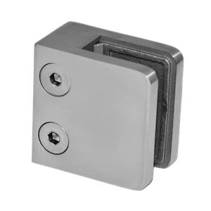 DOPRODEJ! Svorka plochá, sklo 6–10,76 mm, broušená AISI 316 - slide 0