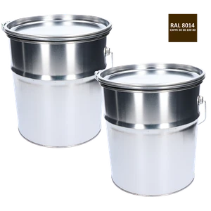 Barva antikorozní polomatná na zinek 20 kg sépiově-hnědá - slide 1