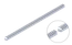 Hrebeň kov 30 x 30 x 1000 mm, M6, max do 5000 kg