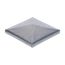 Strieška plechová, pozink, 100 x 100 x 1,5 mm