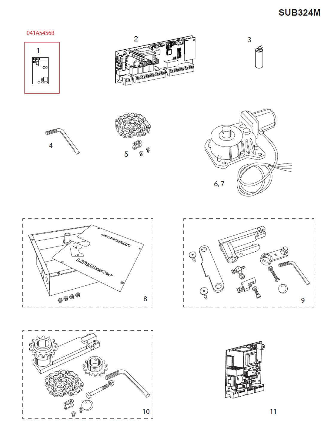 RF MODUL 433MHZ pre Liftmaster