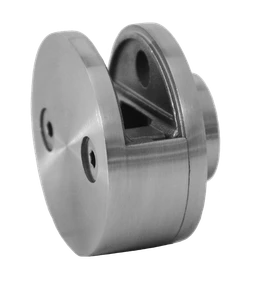 Svorka skla koncová, sklo 8 - 12 mm, brúsená AISI 304