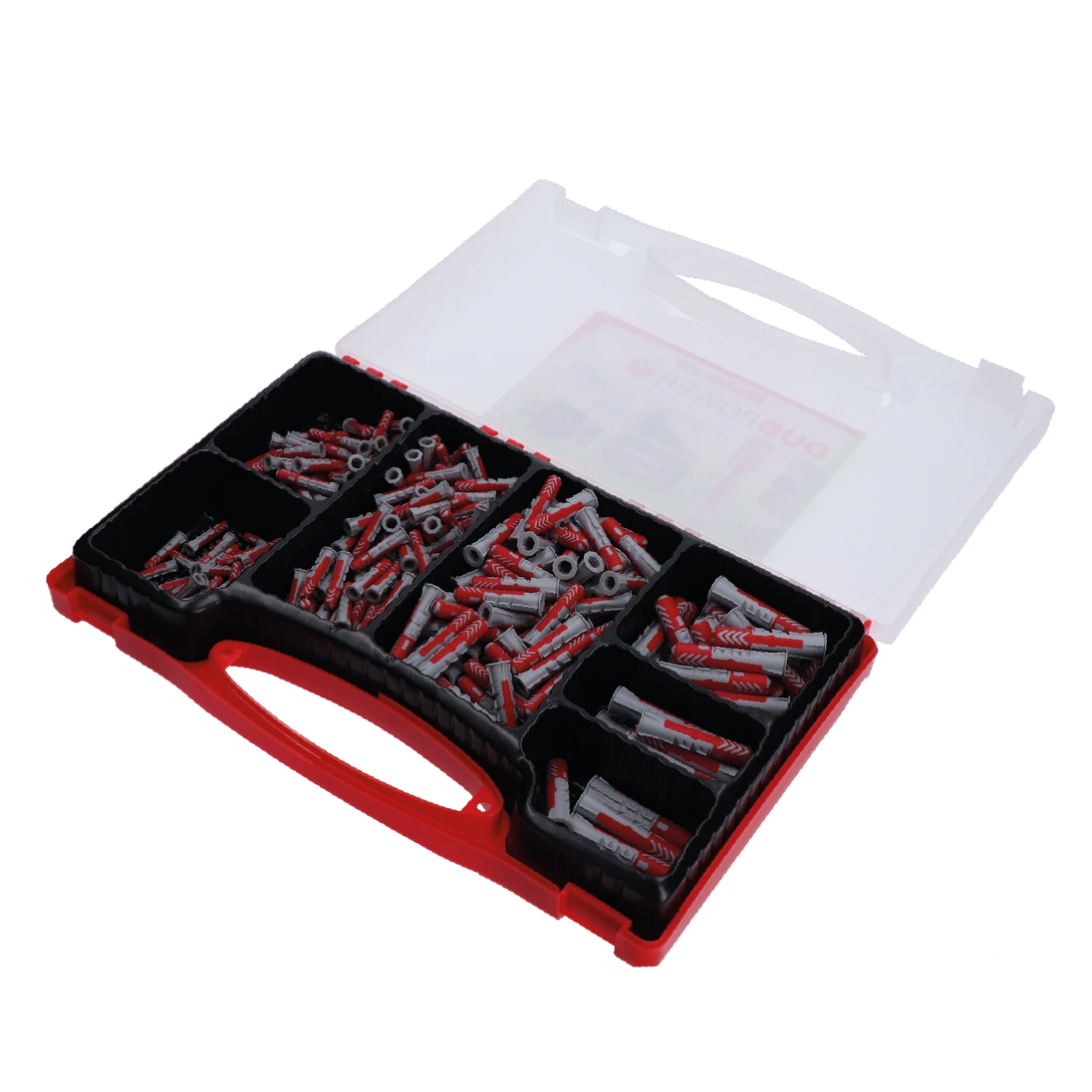 Fischer RED-BOX DuoPower, 280ks univerzálních hmoždinek Fischer