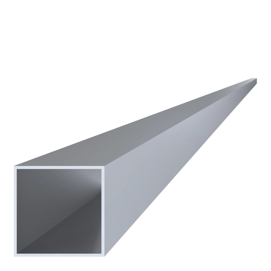 Jekl 60x60x2mm, L-6000mm, hliník bez povrchové úpravy