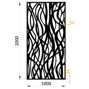 Plech, vzor 1264, 1000x2000x2,5mm, bez povrchové úpravy - slide 0