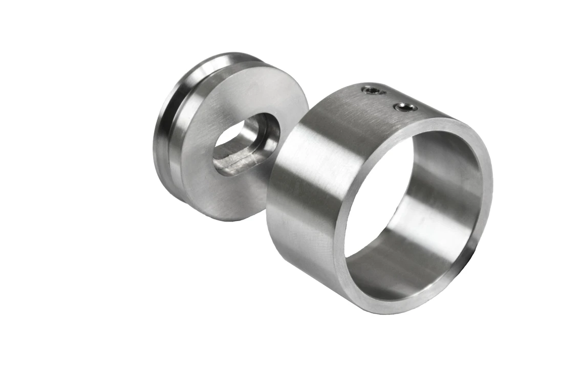 Kotvení boční na madlo ø 42,4 mm, broušená nerez AISI 304