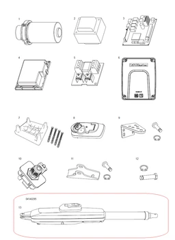 041A0295 kompletné rameno LA250EVK