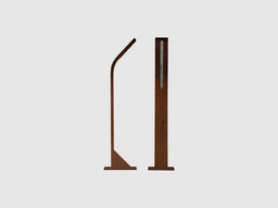 Vonkajšie LED osvetlenie STIK S DOWN, CORTEN, H = 404 mm