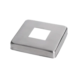 Kryt spodnej príruby 108 x 108 mm, brúsená nerez AISI 304