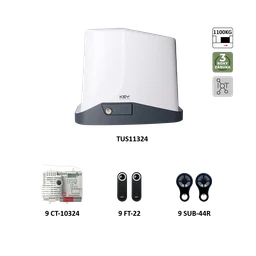 900KTUS11324KS TURBO S KIT pro posuvné brány do 1100 kg, 24 V