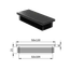 Krytka plastová 50 x 120 mm