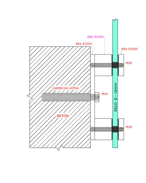 Přechod na vymezení vzdálenosti, ø 50 mm, AISI 304 - slide 3