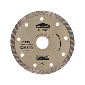 Turbo diamantový kotouč 115 × 2,2 × 22 mm - slide 1