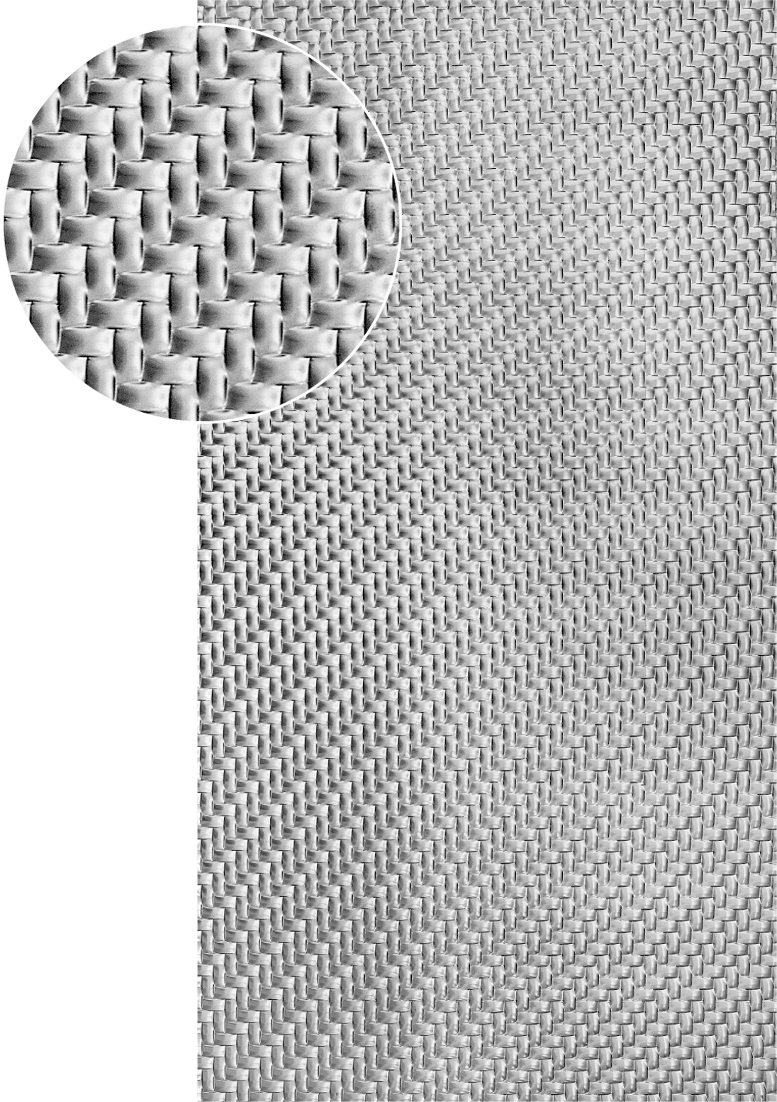 Plech pozinkovaný, 2000 x 1000 x 1,2 mm, 3D vzor pletenina