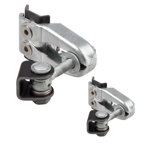 Navárací záves M12, 180°, nastaviteľný 3D, čiastočný pozink - slide 0