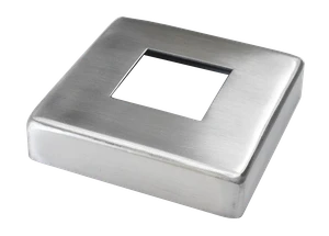 Kryt desky 96 x 96 mm, broušená nerez AISI 304 - slide 0