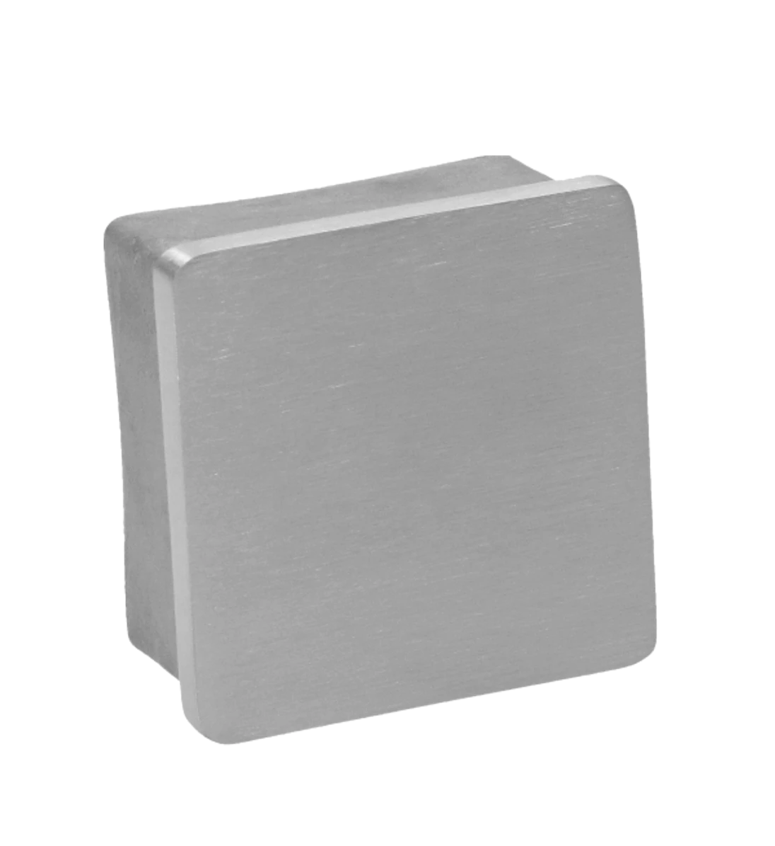 Ukončenie na jokel 50 x 50 mm, brúsená nerez AISI 304