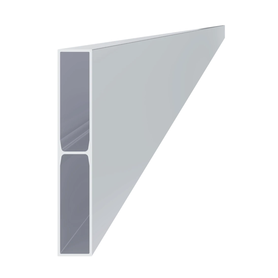 Al jokel 120 x 20 x 1,5 x 6000 mm, hliník bez úpravy