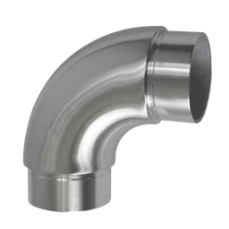 Spojka 90° na trubku ø 42,4 mm, broušená nerez AISI 316