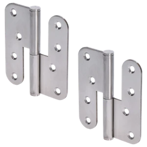 Pánty (P), nosnosť 80 kg, brúsená nerez AISI 304 - slide 0