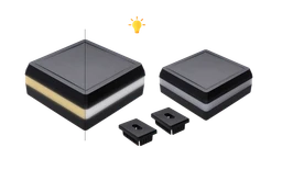 LED lampa solárna, pár, teplý/studený režim