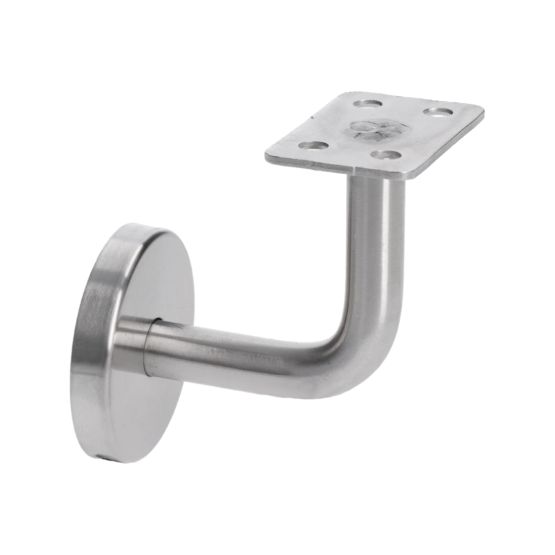 Držiak madla 40 x 40 mm na stenu, brúsená nerez AISI 304