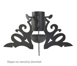 Stojan na vianočný stromček MODERN, čierny