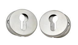 Kulatá rozeta na cylindrickou vložku, broušená AISI304