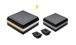 LED lampa solárna, pár, teplý/studený režim - slide 0