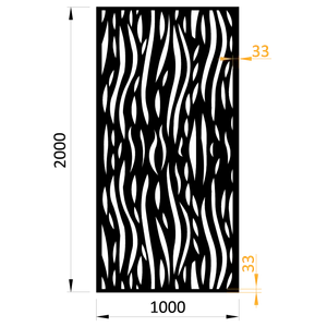 Plech vzor 1019, 1000 x 2000 x 2,5 mm, bez povrchovej úpravy - slide 0
