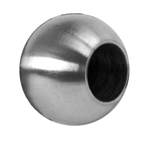 Koule koncová ø 25 mm na trubku ø 12 mm, broušená AISI 304 - slide 0