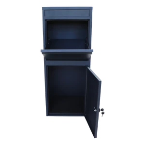 Box na balíky s přepadovou lištou, RAL7016 - slide 1