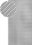 Plech pozinkovaný, 2000 x 1000 x 1,2 mm, 3D vzor pletenina