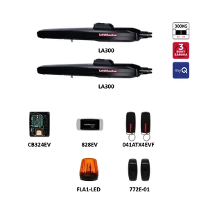 Liftmaster sada pre dvojkrídlovú bránu do 3 m/krídlo s myQ - slide 0