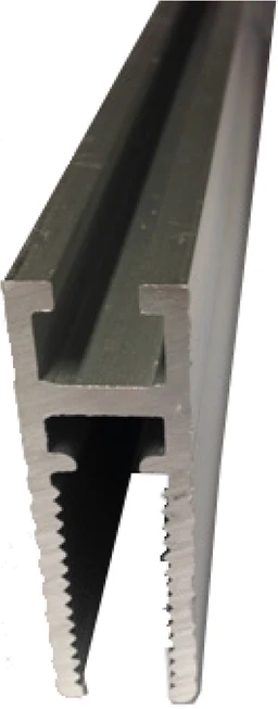 900PA007 Al profil pre sklenené dvere L = 3200 mm