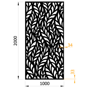 Plech vzor 1295, 1000 x 2000 x 2,5 mm, bez povrchovej úpravy - slide 0