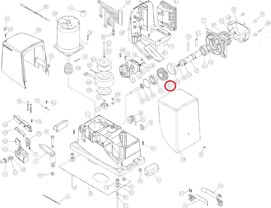 PMDRC3.46102 kolo prevodovky Z=24, M2.5