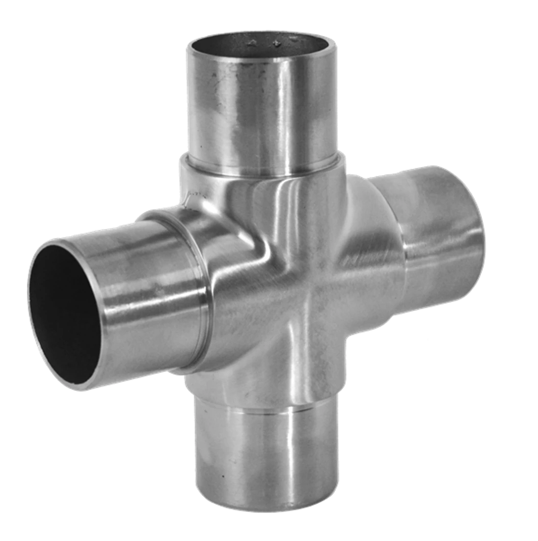 Spojka krížová na trubku ø 42,4 mm, brúsená nerez AISI 304