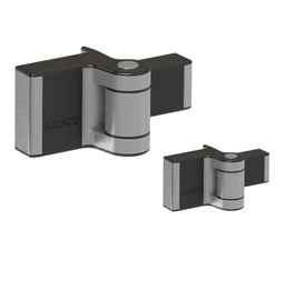 Záves pre krídlové bránky do 60 kg/1 m, do 180°, Silver