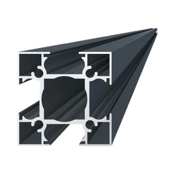 Sloupový profil 70x70mm, struktura RAL7016, L-6000mm