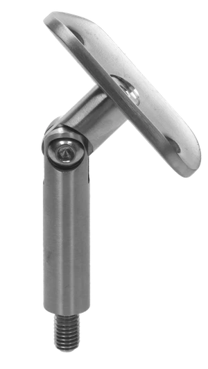 Držák madla ø42.4mm s kloubem, M8, broušená AISI304 - slide 0