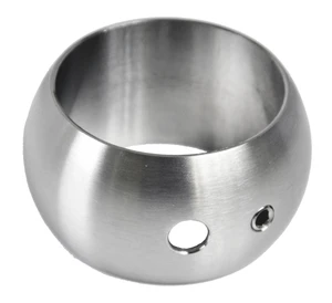 Držiak madla, prstenec na ø 42,4 mm, brúsená AISI 304 - slide 0