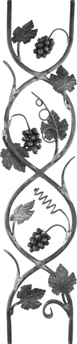 Ornament 215 x 1000 mm, ø 14 mm - slide 0